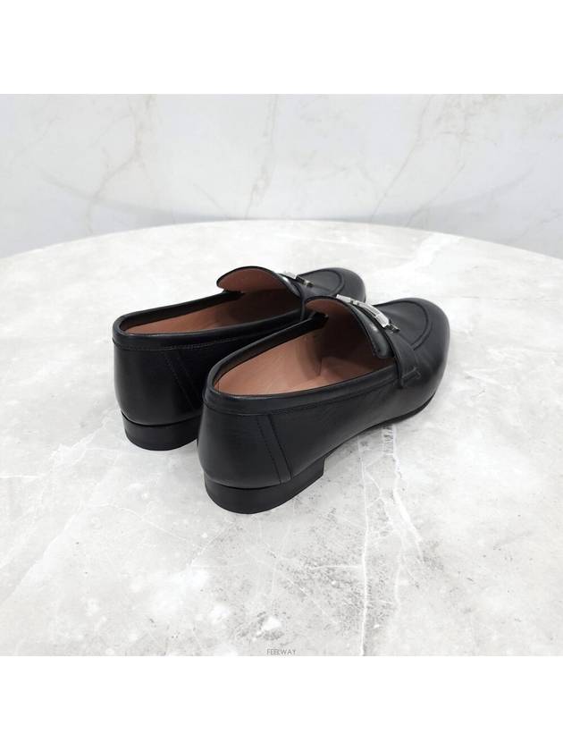 Lux You 35 5 Paris loafer black silver decoration - HERMES - BALAAN 5