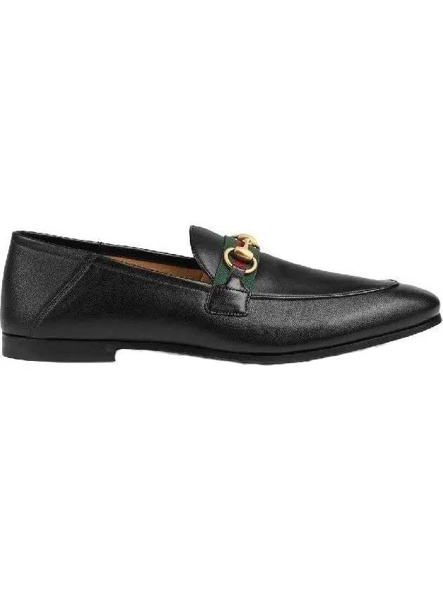 Horsebit Leather Loafers Black - GUCCI - BALAAN 1
