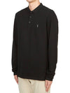 Men's Collar Long Sleeve TShirt MD170H BLACK - ALLSAINTS - BALAAN 2