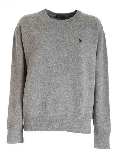 Embroidered Logo Pony Sweatshirt Grey - POLO RALPH LAUREN - BALAAN 2