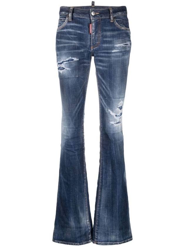 23 fw Indigo Blue Cotton Jeans S75LB0784S30342470 B0480428440 - DSQUARED2 - BALAAN 2