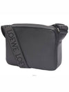 Military Leather Messenger Bag Black - LOEWE - BALAAN 5