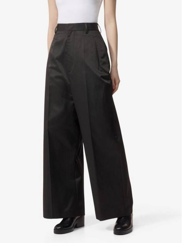 Pleated Wide Pants Black - MAISON MARGIELA - BALAAN 4