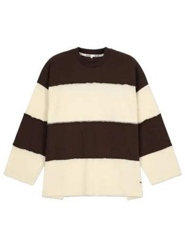 Cut over t shirt brown light beige - SUNNEI - BALAAN 1