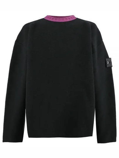 Shadow Project Crewneck Knit Top Black - STONE ISLAND - BALAAN 2