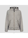 Goggles Polyamide Hooded Jacket Grey - CP COMPANY - BALAAN 3