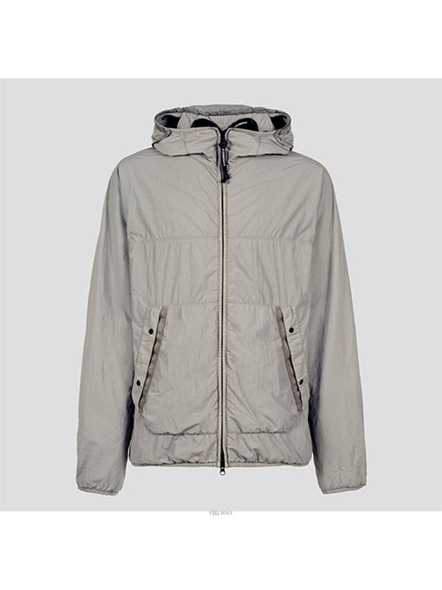 Goggles Polyamide Hooded Jacket Grey - CP COMPANY - BALAAN 3