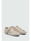 Superstar Canvas Low Top Sneakers Silver White - GOLDEN GOOSE - BALAAN 4