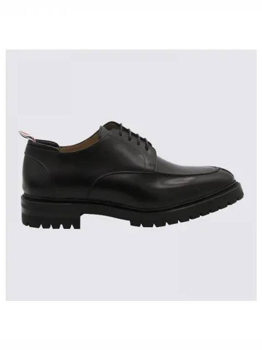 Almond toe leather derby shoes - THOM BROWNE - BALAAN 1