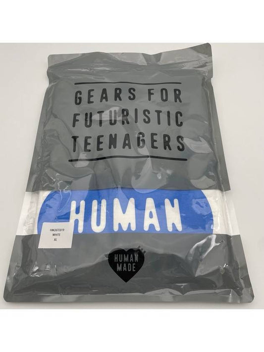 Heart T Shirt Blue White Black Offline Store HM26TE019 - HUMAN MADE - BALAAN 2