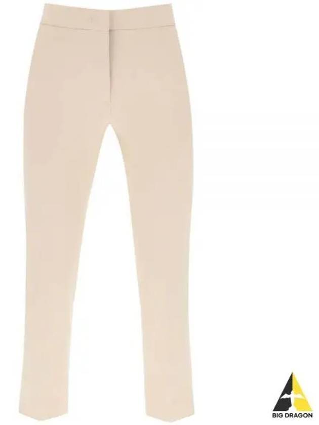 Pegno Viscose Rayon Straight Pants Beige - MAX MARA - BALAAN 2