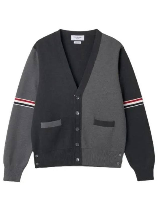 RWB Armband Funmix Cardigan Tricolor - THOM BROWNE - BALAAN 1