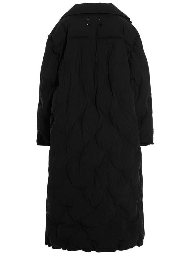 Recycled Nylon Padded Coat Black - MAISON MARGIELA - BALAAN 3