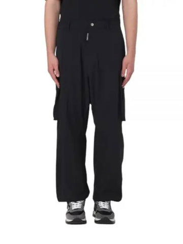 24 Techno Nylon Cargo Pants S71KB0595 D35016 900 - DSQUARED2 - BALAAN 1