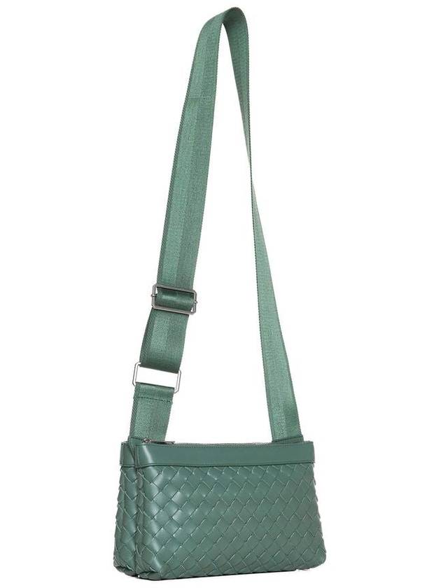 Classic Duo Shoulder Bag Green - BOTTEGA VENETA - BALAAN 3