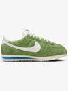 Cortez Low Top Sneakers Green Suede - NIKE - BALAAN 4