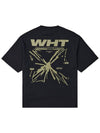 Splash Arrow Over Skate Short Sleeve T Shirt Black - OFF WHITE - BALAAN 4