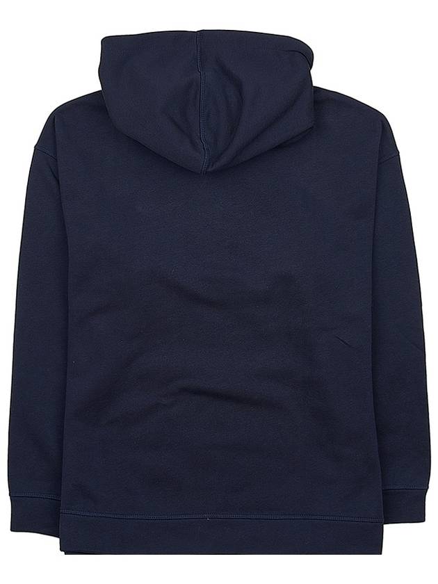 Oversized Isoli Flower Organic Cotton Hoodie Sky Captain - GANNI - BALAAN 3