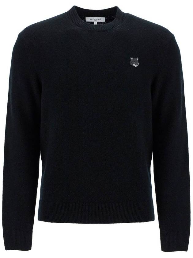 Fox Head Knit Top Black - MAISON KITSUNE - BALAAN 2