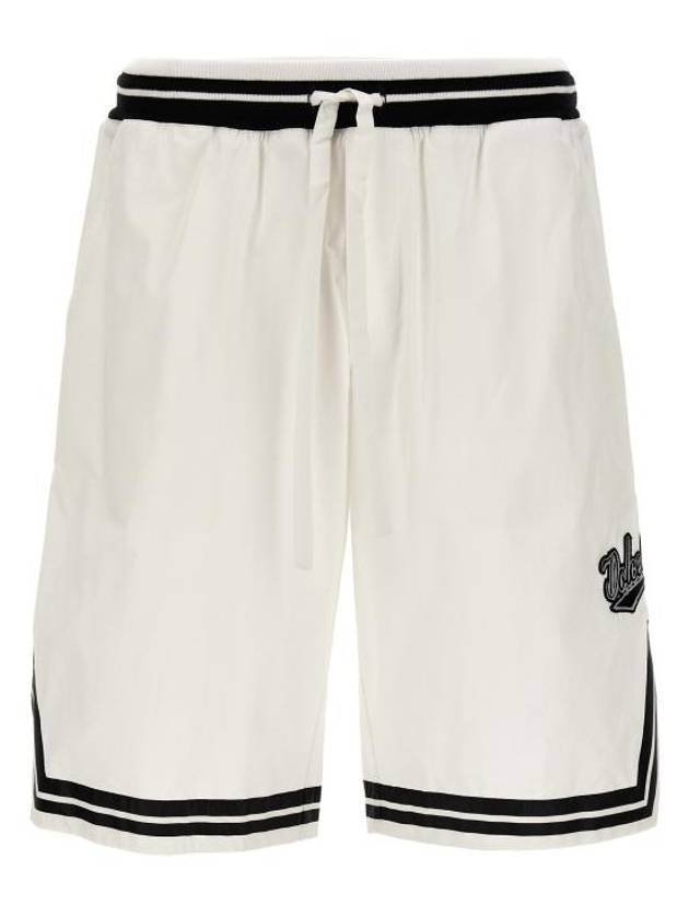 Short Pants GP05GZFI5IHHW5Afwhite Black - DOLCE&GABBANA - BALAAN 1