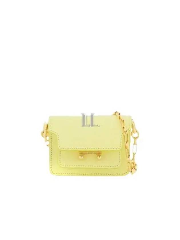 Trunk Nano Chain Crossbody Bag Yellow - MARNI - BALAAN 2