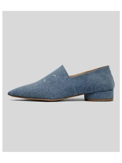 Women's Point Toe 4 Stitch Kiki Loafer Denim - MAISON MARGIELA - BALAAN 2