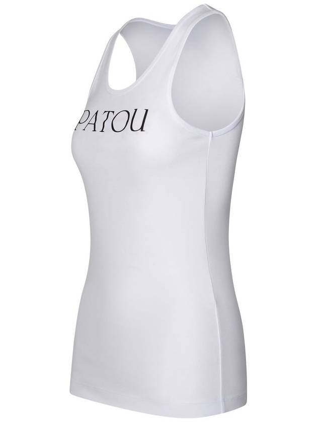 Women's Logo Print Sleeveless White - PATOU - BALAAN 3