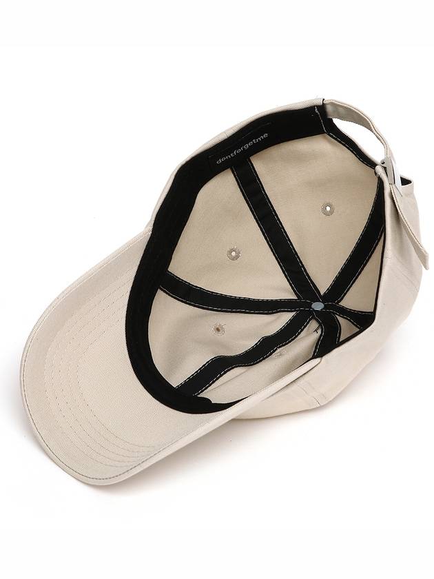 Script Ball Cap Beige - DONTFORGETME - BALAAN 4