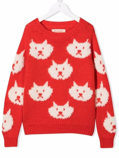 Kids Cat Pattern Intrasia Knit F21084 038XX - THE ANIMALS OBSERVATORY - BALAAN 2