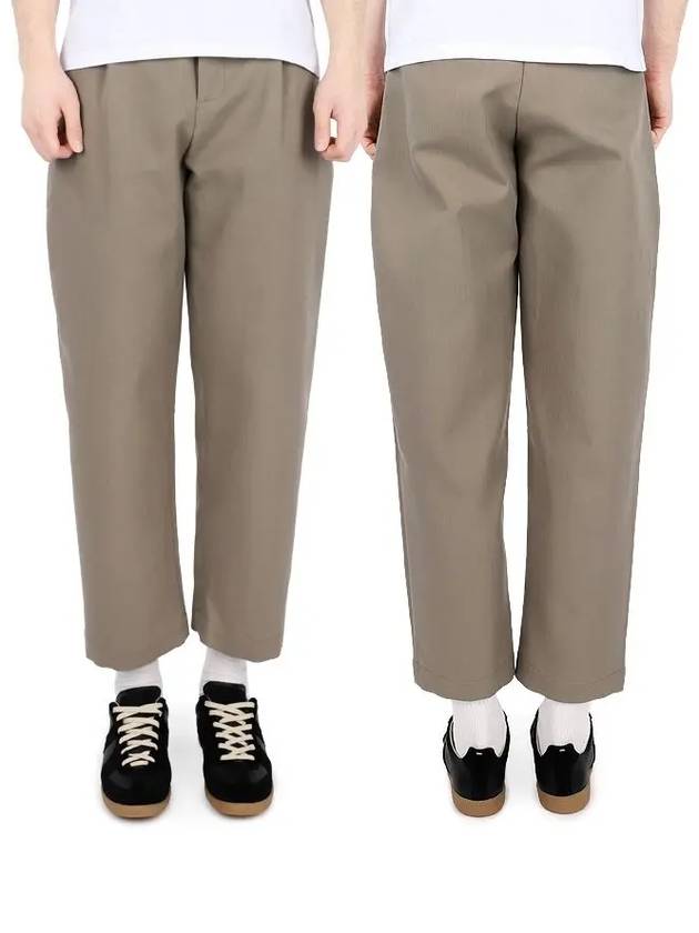 Men's Tapered Wide Pants Beige VOLI SNM 671 STONE - STUDIO NICHOLSON - BALAAN 1