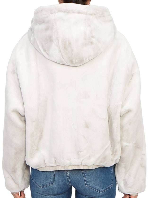 Women's Reversible Quilted Eaton Fur Jacket White - MOOSE KNUCKLES - BALAAN 6