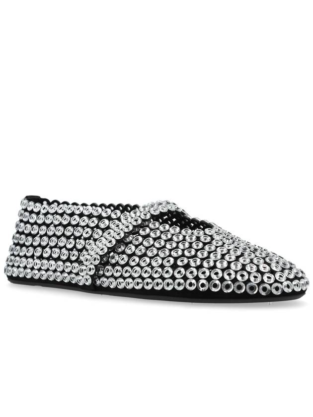 Alaïa Ballerinas Eyelet, Women's, Silver - ALAIA - BALAAN 4