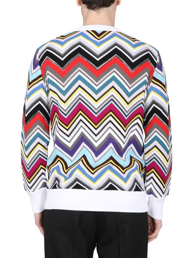 WOOL CREW NECK SWEATER - MISSONI - BALAAN 3