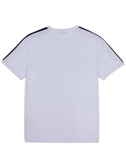 Shoulder line point logo printing short sleeve t-shirt STEE120 - IKALOOOK - BALAAN 2