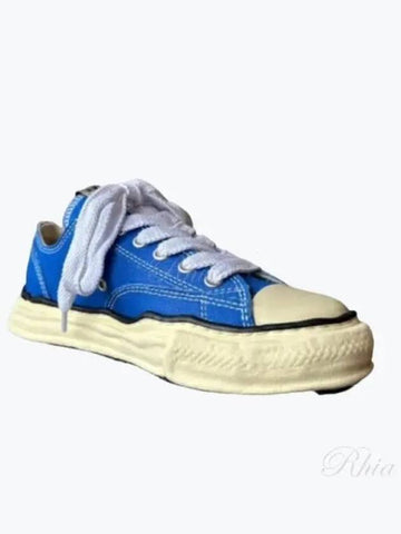 A09FW733 CL Blue Peterson OG Sole Canvas Low Top Sneakers - MIHARA YASUHIRO - BALAAN 1