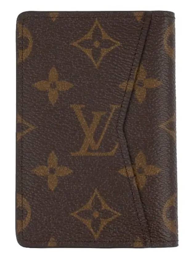 Pocket Organizer Monogram Card Wallet Brown - LOUIS VUITTON - BALAAN 3