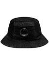 coated bucket hat black 15CMAC260A - CP COMPANY - BALAAN 1