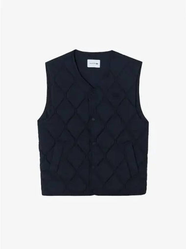 Men s collarless padded vest BH182E 54N 166 Domestic product GQ2N24082230284 - LACOSTE - BALAAN 1