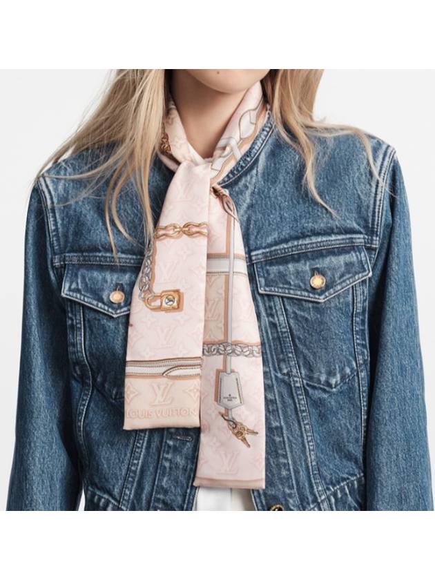 Denimgram Confidential Scarf Light Pink - LOUIS VUITTON - BALAAN 4