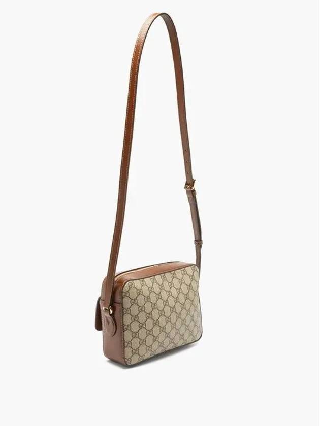 1955 HORSEBIT Horsebit Supreme Canvas Cross Bag - GUCCI - BALAAN 4