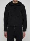 Chrome R Hooded Jacket Black - CP COMPANY - BALAAN 3