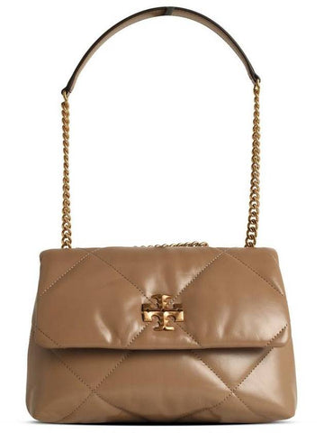 Tory Burch Picola 'Kira' Crossbody Bag In Beige Leather - TORY BURCH - BALAAN 1