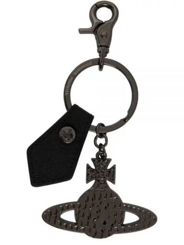 HAMMERED ORB GUNMETAL 8203011RU OM0014 N401 Keyring - VIVIENNE WESTWOOD - BALAAN 1