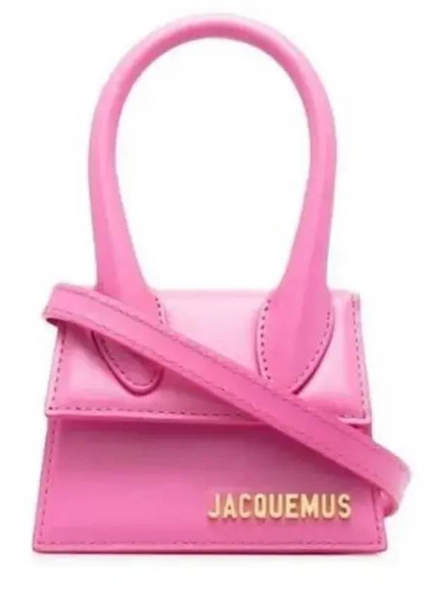 Jacquemus Mini Le Chiquito Shoulder Bag Pink 213BA0013060430SS23 - JACQUEMUS - BALAAN 1