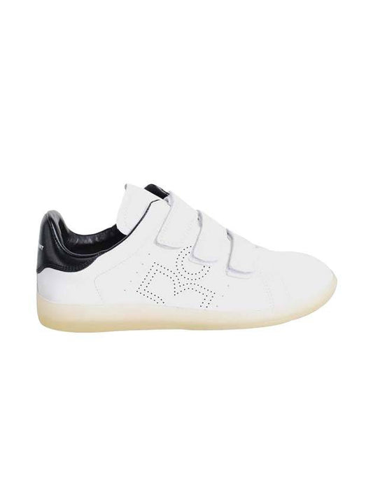 Brown Sea Punching Logo Low Top Sneakers White - ISABEL MARANT - BALAAN.