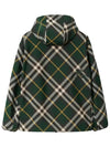 Check Pattern Hoodie Zip-Up Ivy - BURBERRY - BALAAN 3