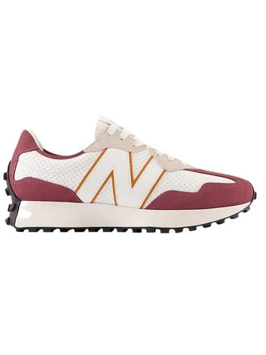 327 Low Top Sneakers Plum White - NEW BALANCE - BALAAN 1