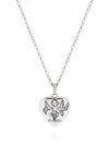 Women's Blind For Love Necklace YBB455542001 Silver - GUCCI - BALAAN 3