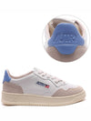 Medalist Leather Suede Blue Tab Low Top Sneakers White - AUTRY - BALAAN 2