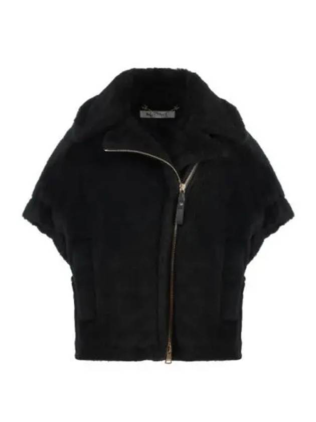 Newmanto 1 Teddy Cape Black - MAX MARA - BALAAN 2